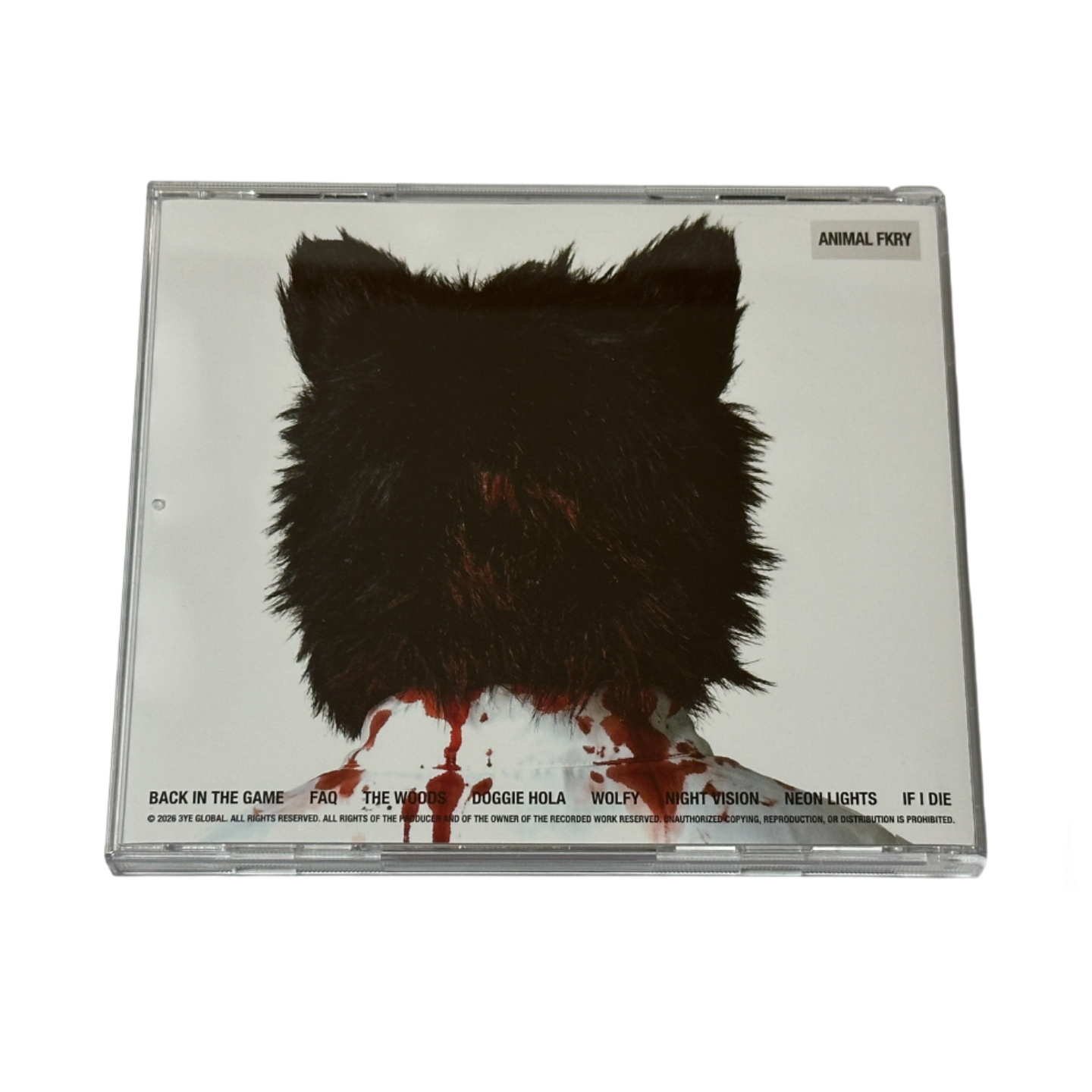 ANIMAL FKRY · CD 뒷면